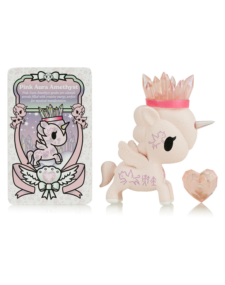 Pink Aura Amethyst Unicorno Special Edition
