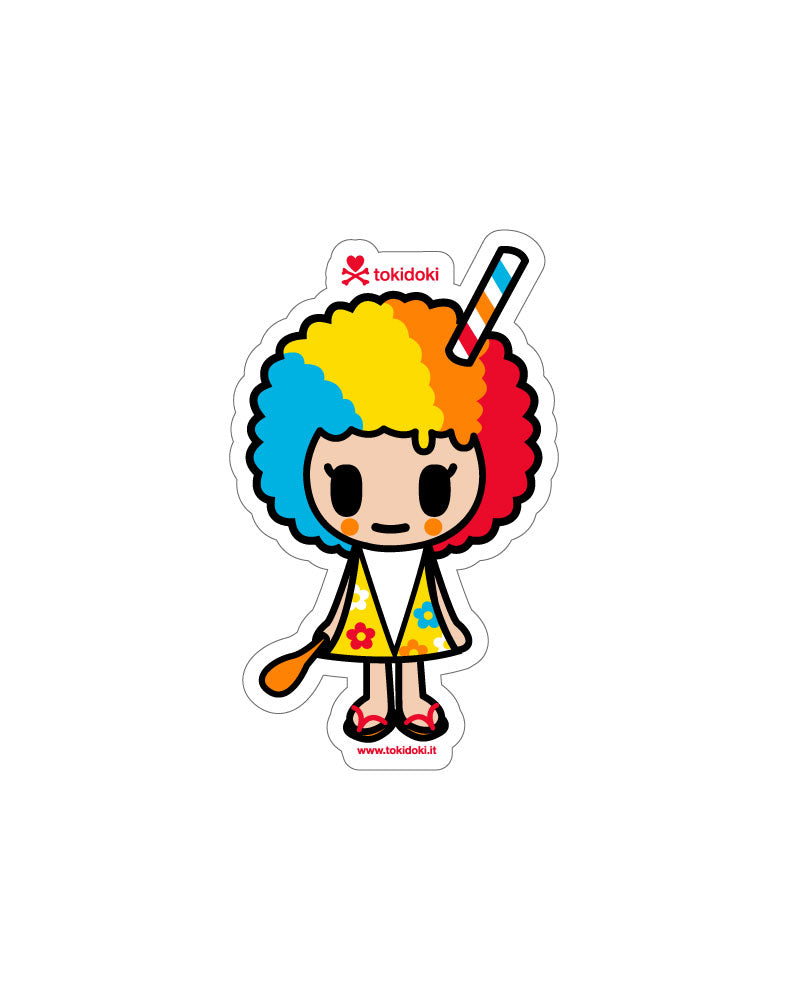 Rainbow Ice Die Cut Vinyl Sticker