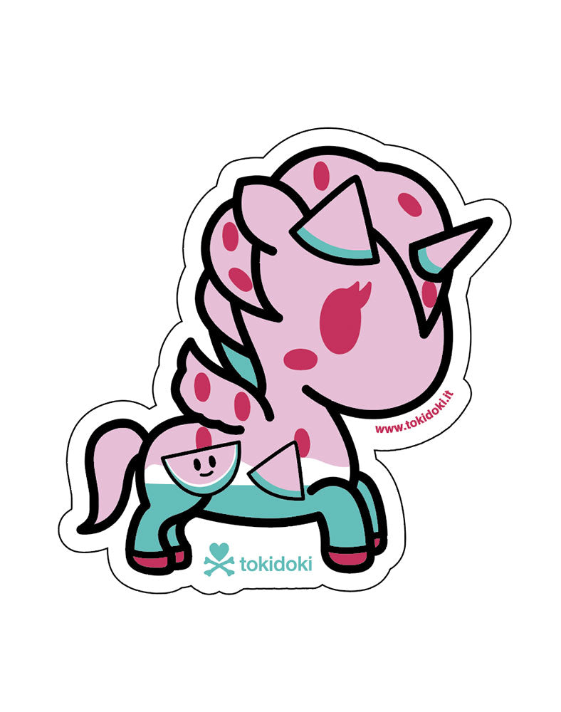 Sour Mellie Unicorno Die-Cut Vinyl Sticker
