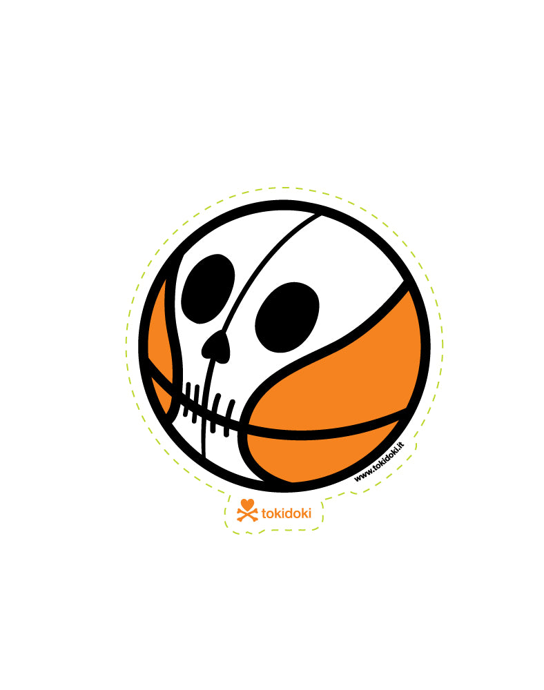 tokidoki Basketball Die-Cut Vinyl Sticker