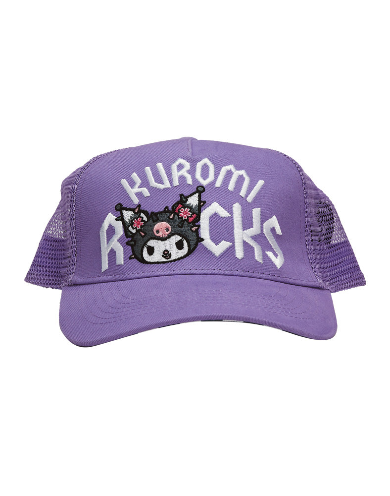 tokidoki Kuromi Hello Kitty Snapback Trucker Hat