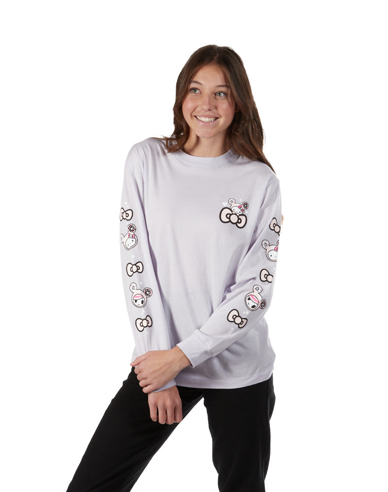 tokidoki Hello Kitty Long Sleeve Bowtastic Tee
