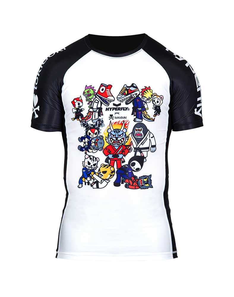 tokidoki x Hyperfly Rash Guard - Short Sleeve UPF Protection