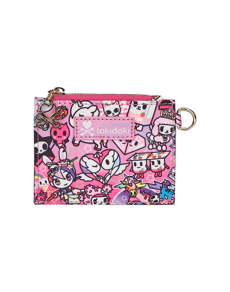 Y2K Style Zip Card Holder Wallet