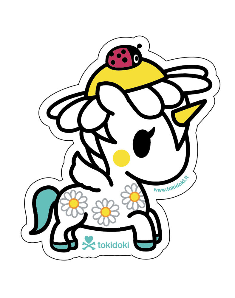 Daisy Unicorn Die-Cut Vinyl Sticker