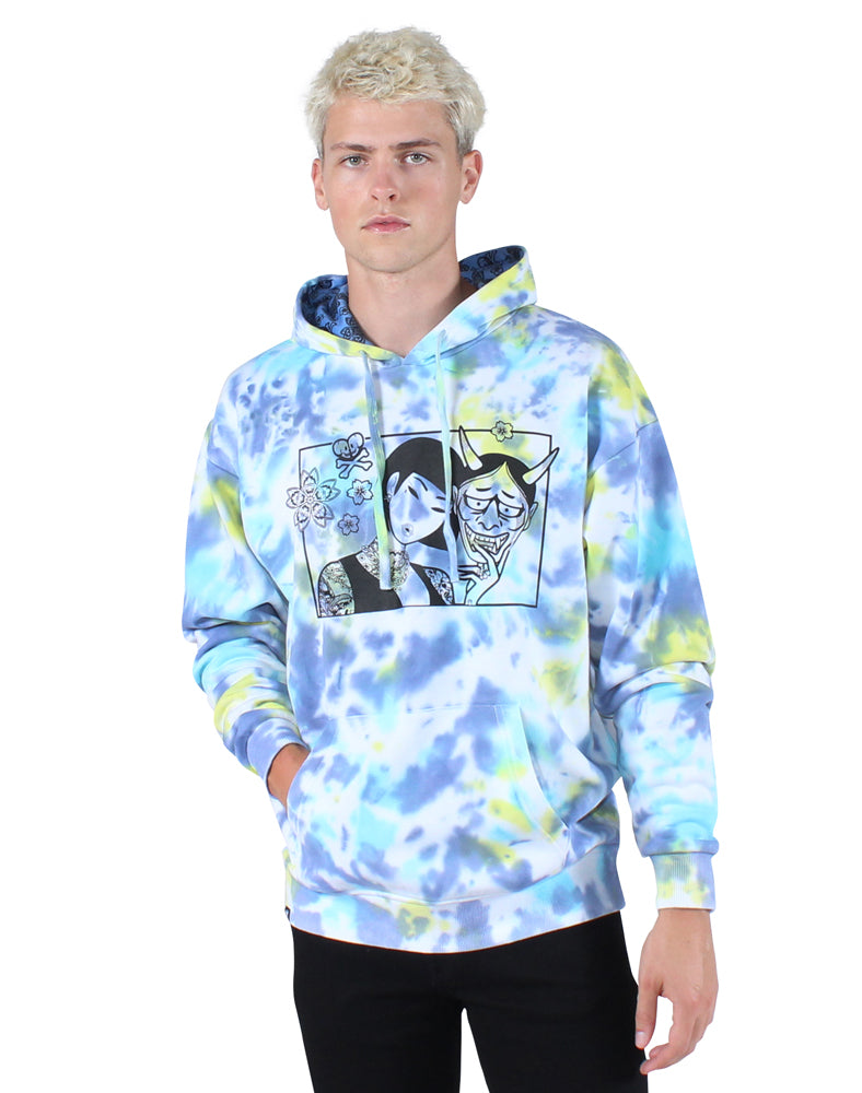 Demonic Pullover Hoodie - Edgy Streetwear Style