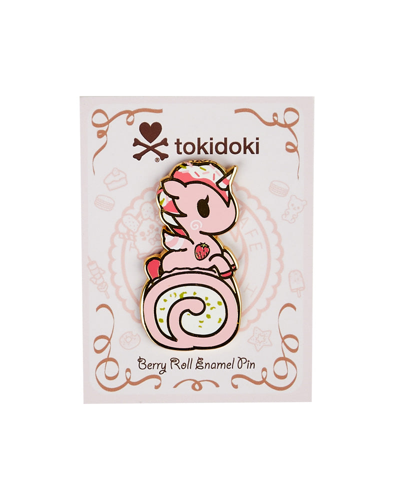 Berry Roll Lapel Pin - Cute Fruit Design