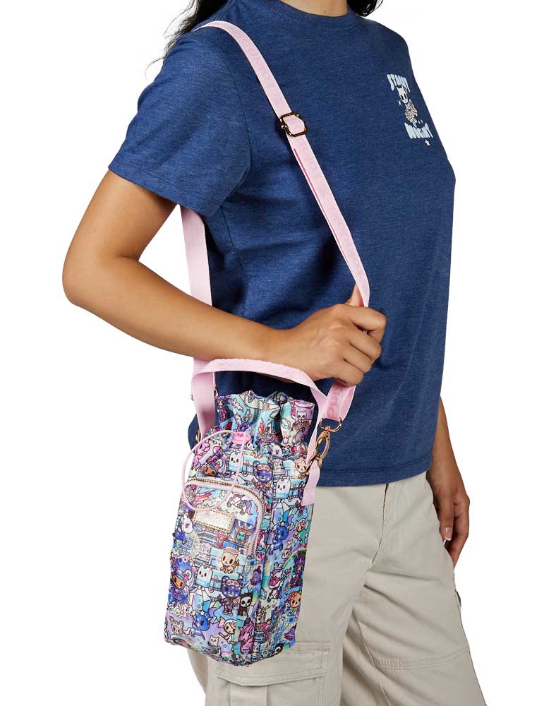 Princess-Themed Digital Water Bottle Sling