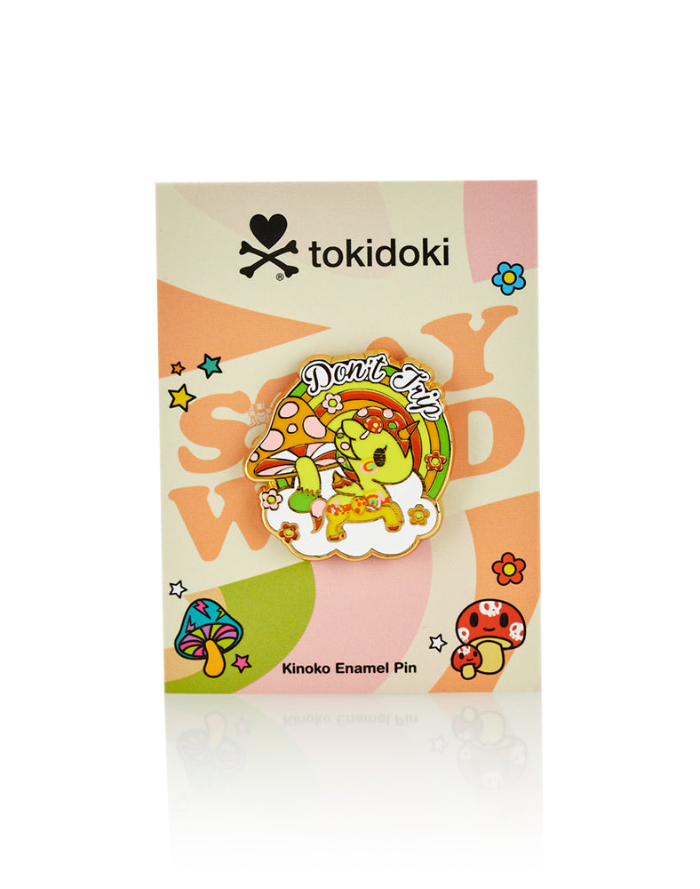 Vintage Kinoko Mushroom Enamel Pin