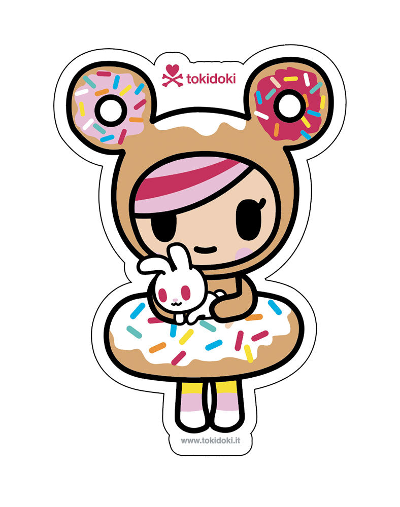 Donutella Bunny Die-Cut Vinyl Sticker