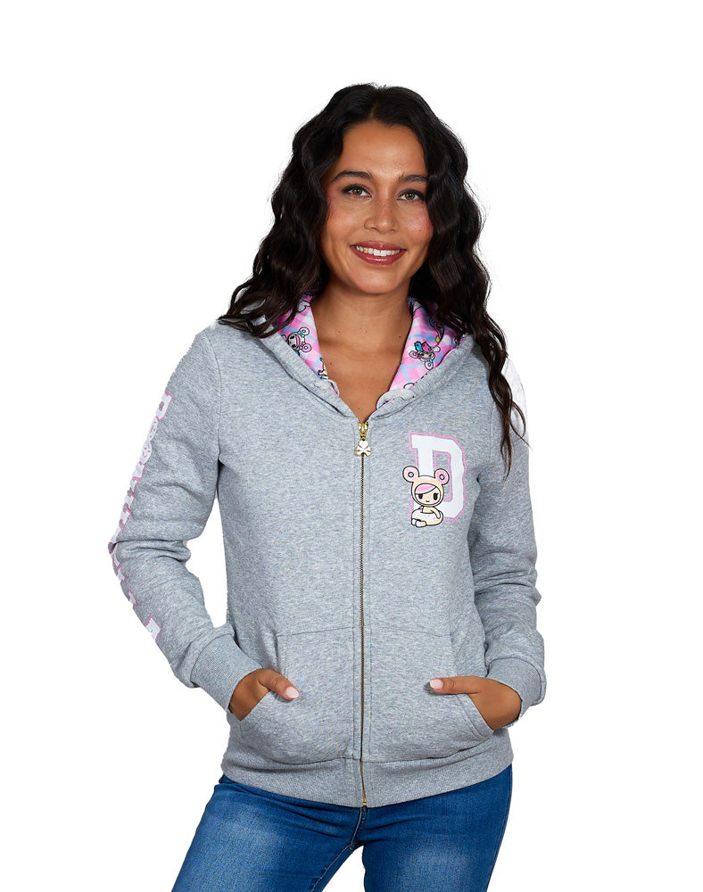 Donutella Varsity Hoodie - Stylish Pullover for Casual Wear