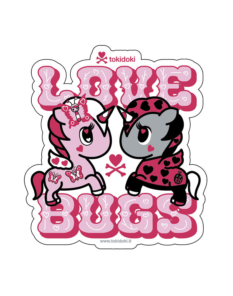 Love Bugs Die-Cut Vinyl Stickers