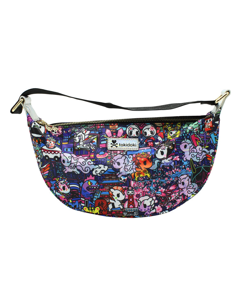 Midnight Metropolis Crossbody Bag - Compact & Stylish