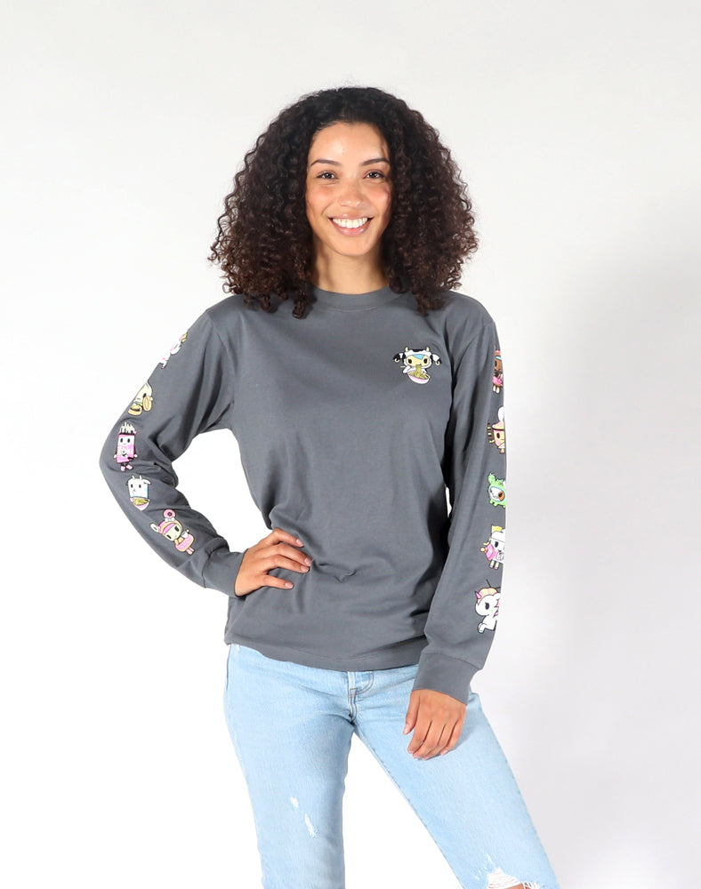 Unisex Long Sleeve Noodle Tee for Comfort