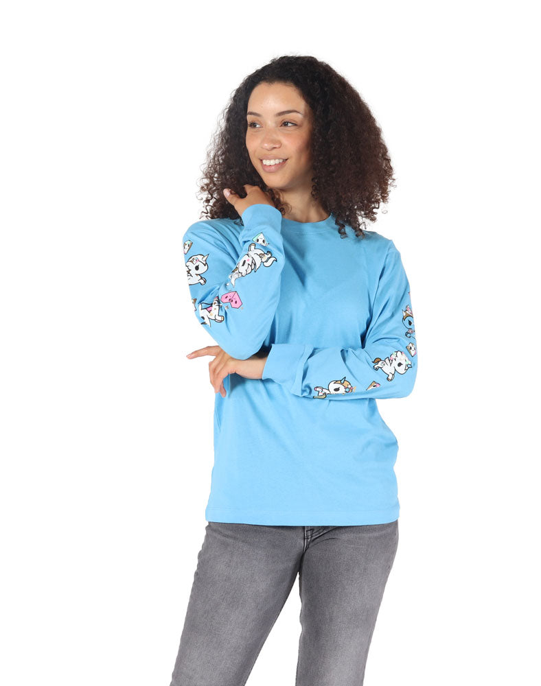 Unisex Long Sleeve Pearly Pony Tee